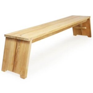 Florentine teak bench