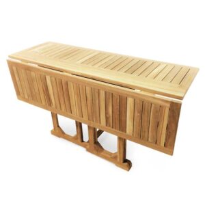 Dropside rectangular teak table