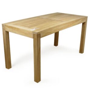 Kirribilli fixed teak table for outdoor use