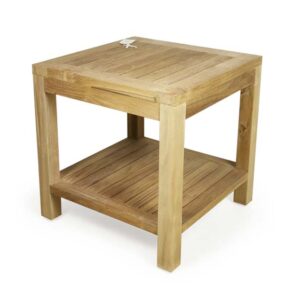 Berwick folding occasional teak side table