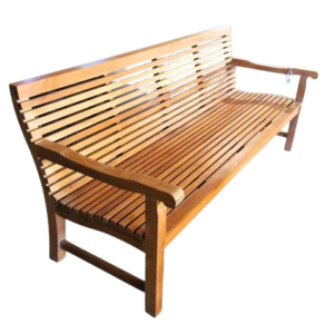 Railway teak bench
