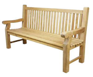 Teak wood bench